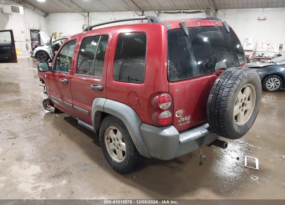 2005 JEEP LIBERTY SPORT VIN: 1J4GL48K05W712204