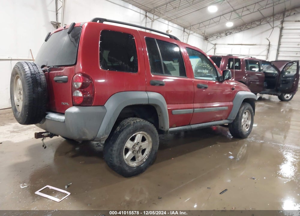 2005 JEEP LIBERTY SPORT VIN: 1J4GL48K05W712204