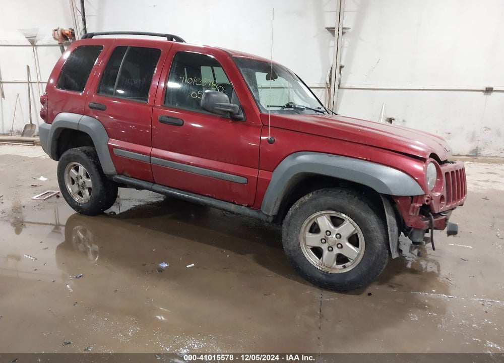 2005 JEEP LIBERTY SPORT VIN: 1J4GL48K05W712204