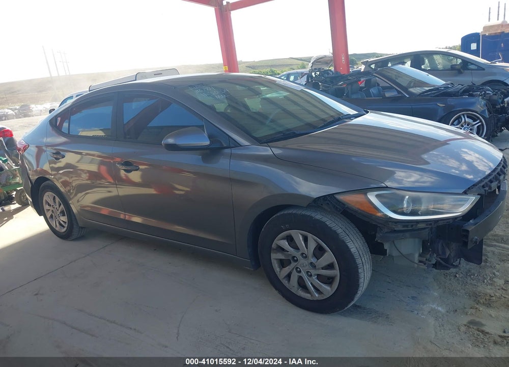 2017 HYUNDAI ELANTRA VIN: KMHD74LF9HU391427