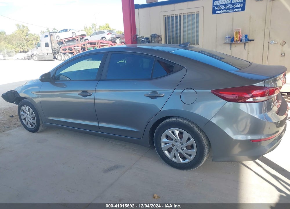2017 HYUNDAI ELANTRA VIN: KMHD74LF9HU391427