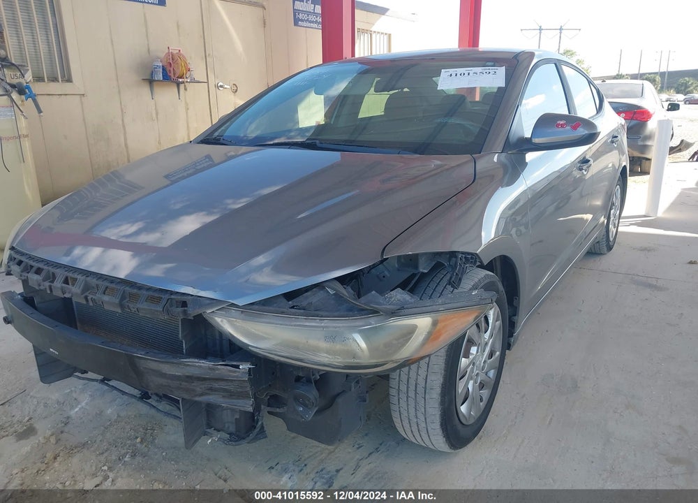 2017 HYUNDAI ELANTRA VIN: KMHD74LF9HU391427