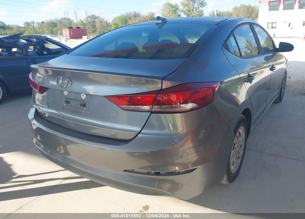 2017 HYUNDAI ELANTRA VIN: KMHD74LF9HU391427