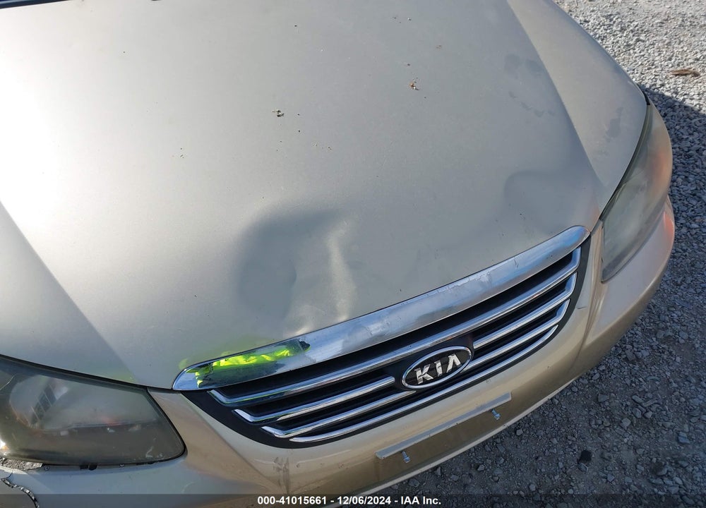 2009 KIA SPECTRA EX VIN: KNAFE222795653539