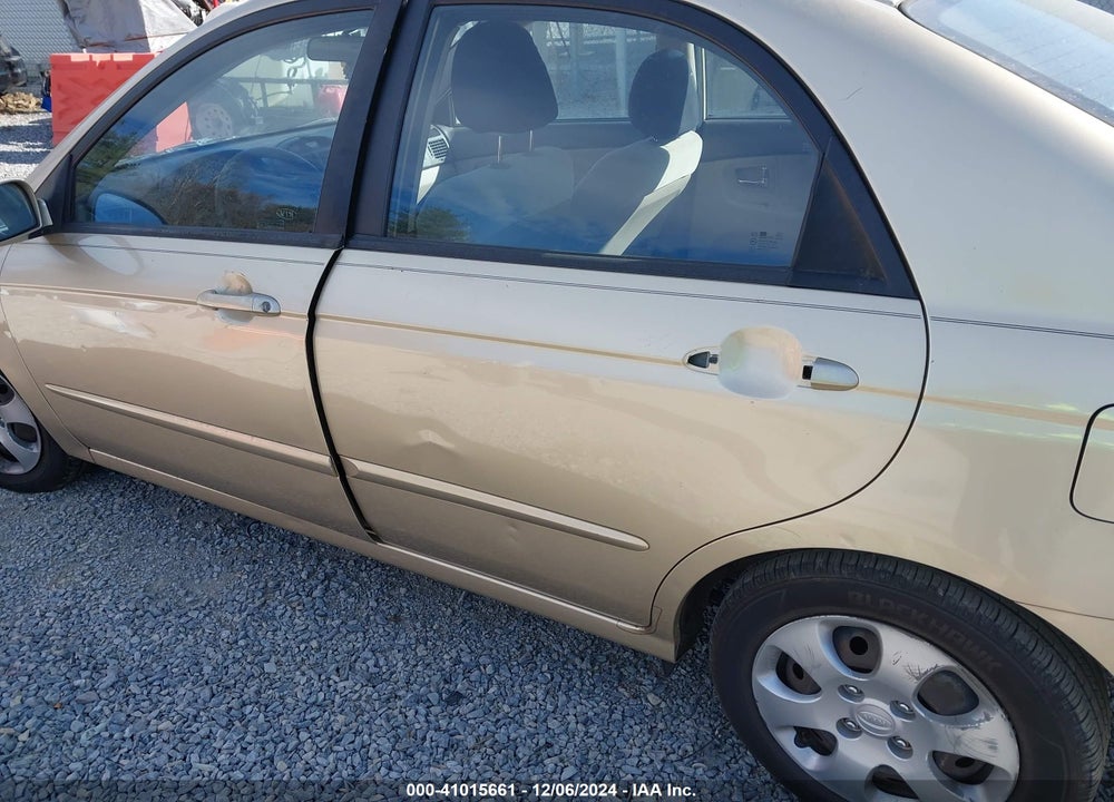 2009 KIA SPECTRA EX VIN: KNAFE222795653539
