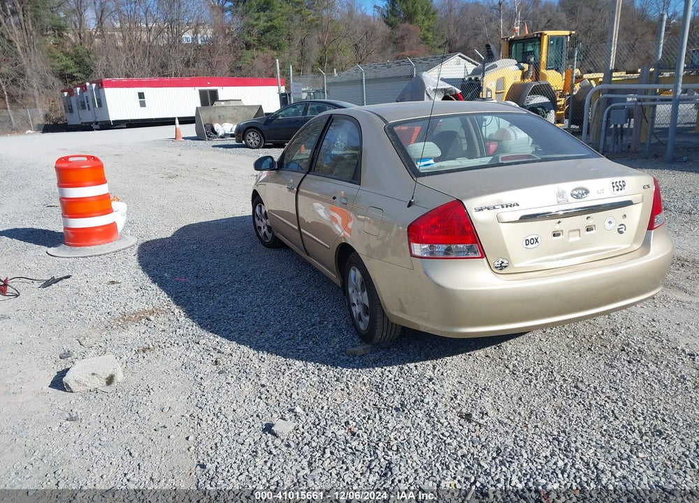 2009 KIA SPECTRA EX VIN: KNAFE222795653539