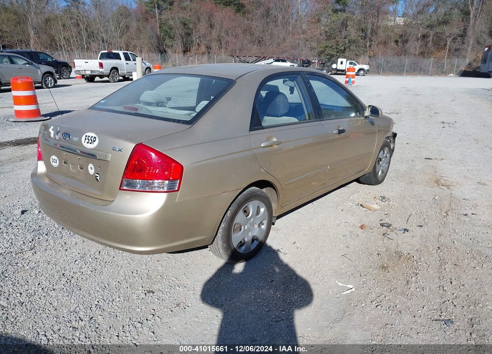 2009 KIA SPECTRA EX VIN: KNAFE222795653539