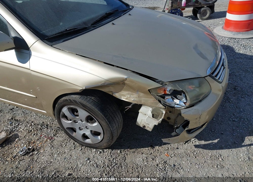2009 KIA SPECTRA EX VIN: KNAFE222795653539