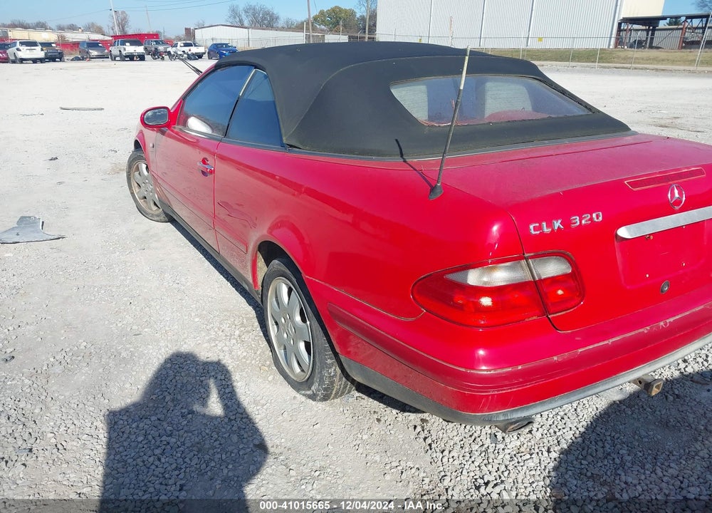 1999 MERCEDES-BENZ CLK 320 VIN: WDBLK65G4XT018492