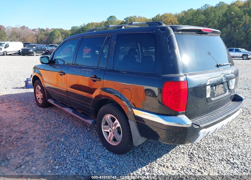 2003 HONDA PILOT EX-L VIN: 2HKYF18543H588189