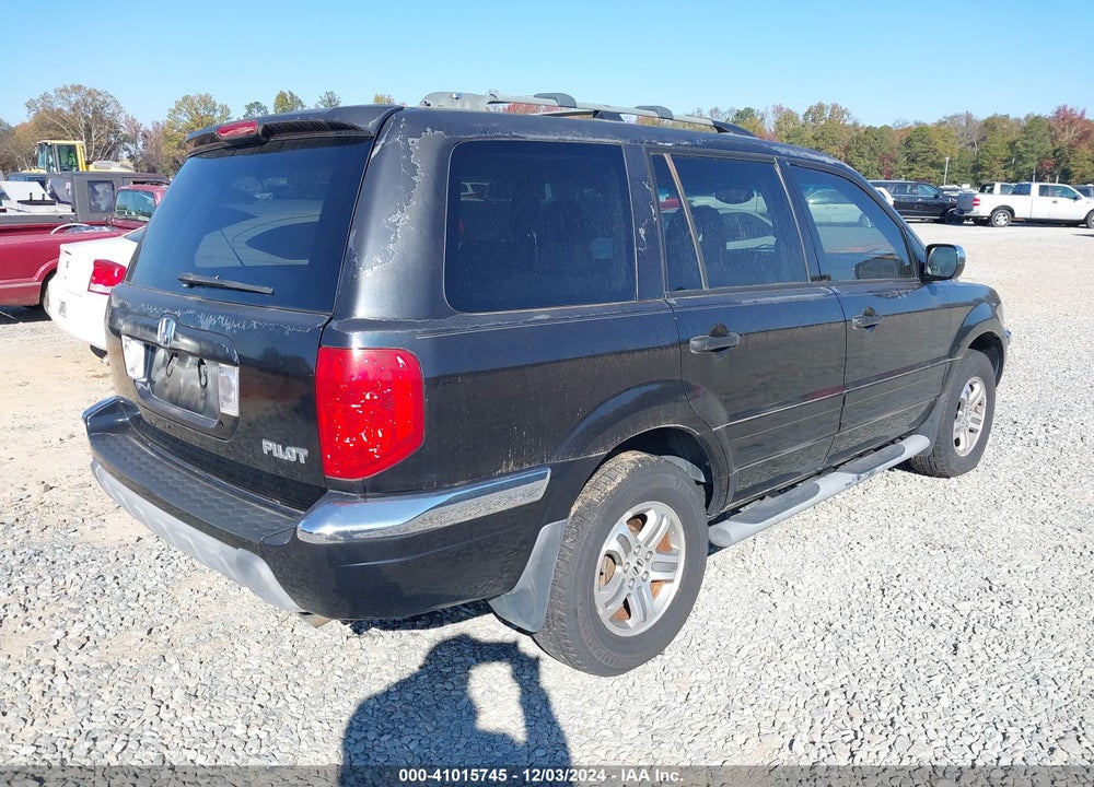 2003 HONDA PILOT EX-L VIN: 2HKYF18543H588189