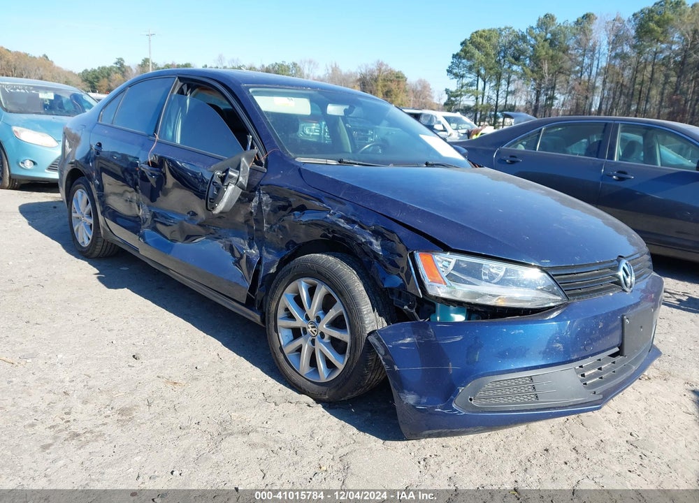 2012 VOLKSWAGEN JETTA 2.5L SE VIN: 3VWDP7AJ7CM384483