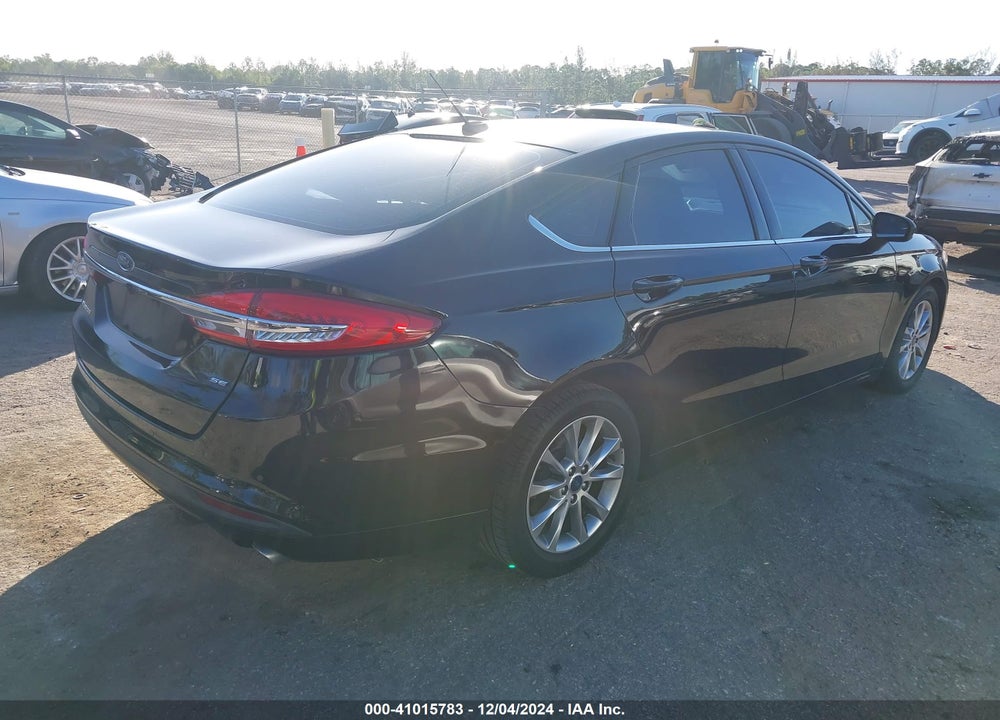 2017 FORD FUSION SE VIN: 3FA6P0H76HR402937