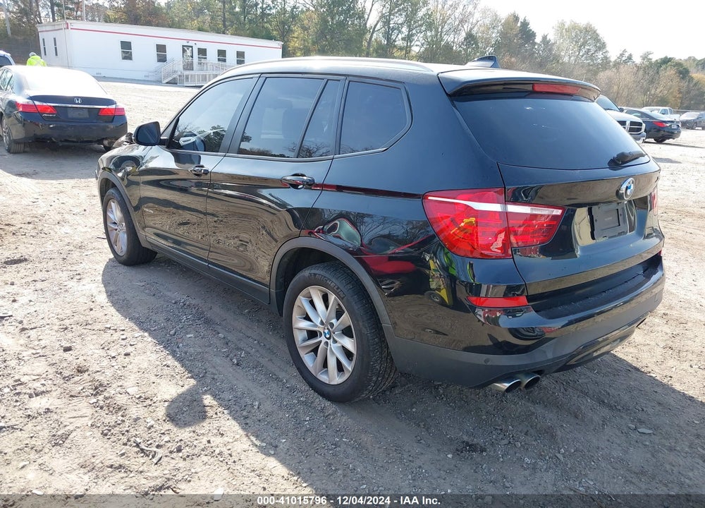 2017 BMW X3 XDRIVE28I VIN: 5UXWX9C32H0W72667