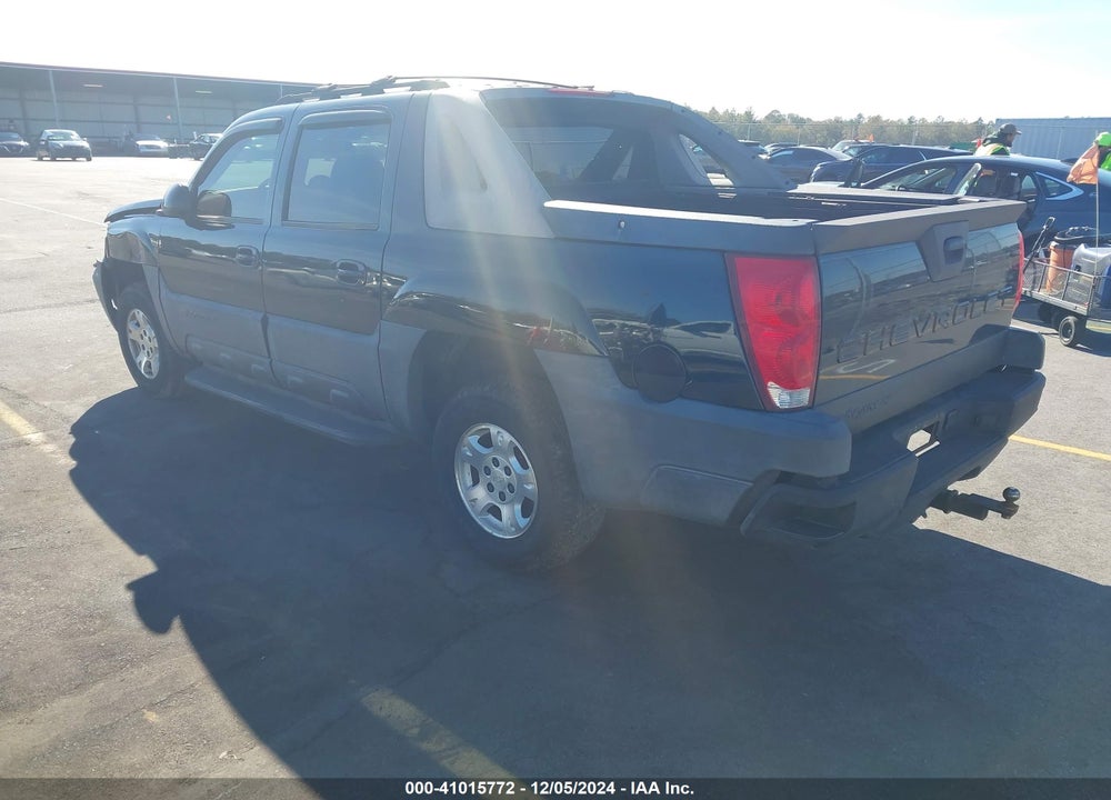 2003 CHEVROLET AVALANCHE 1500 VIN: 3GNEK13T73G145782