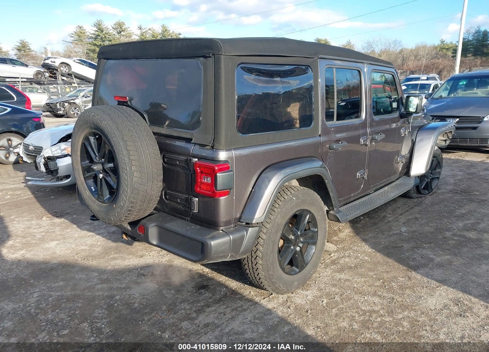 2021 JEEP WRANGLER UNLIMITED SAHARA ALTITUDE 4X4 VIN: 1C4HJXEN1MW611056