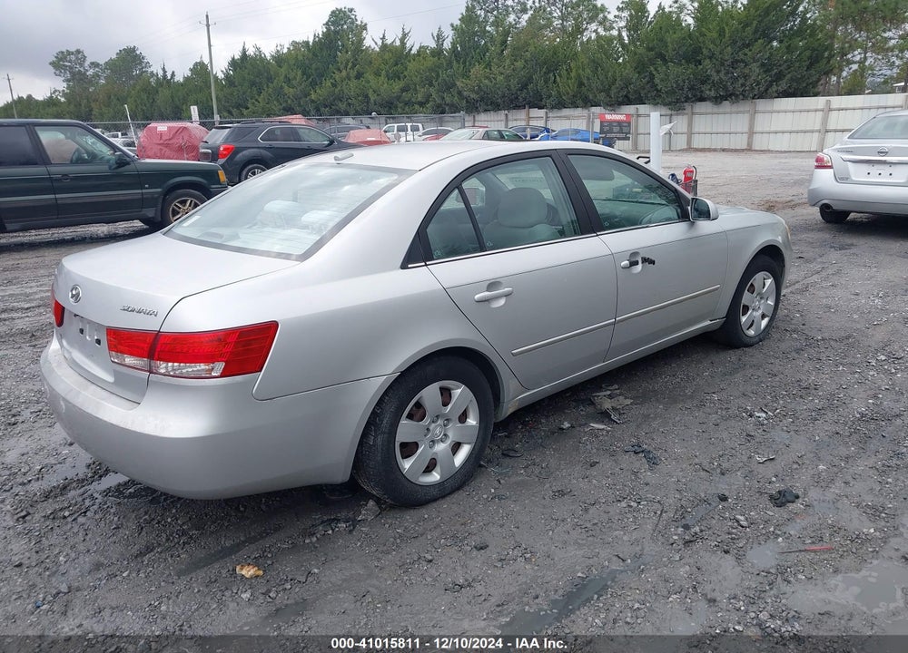 2008 HYUNDAI SONATA GLS VIN: 5NPET46C88H381164
