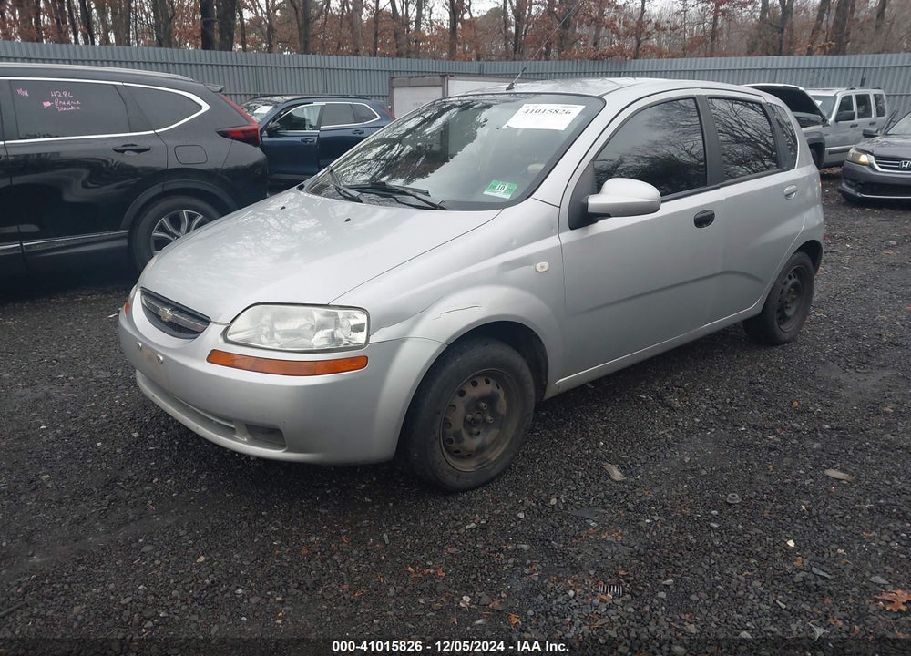 2006 CHEVROLET AVEO LS VIN: KL1TD66686B557291