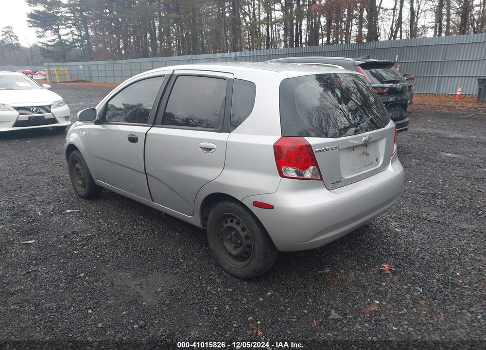 2006 CHEVROLET AVEO LS VIN: KL1TD66686B557291