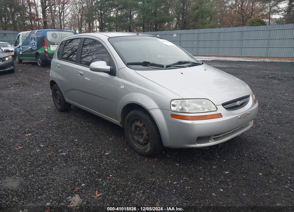2006 CHEVROLET AVEO LS VIN: KL1TD66686B557291