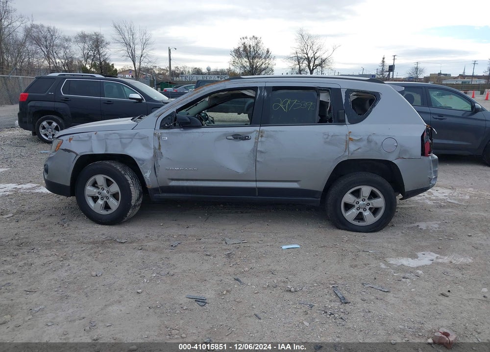 2014 JEEP COMPASS SPORT VIN: 1C4NJCBA6ED727850