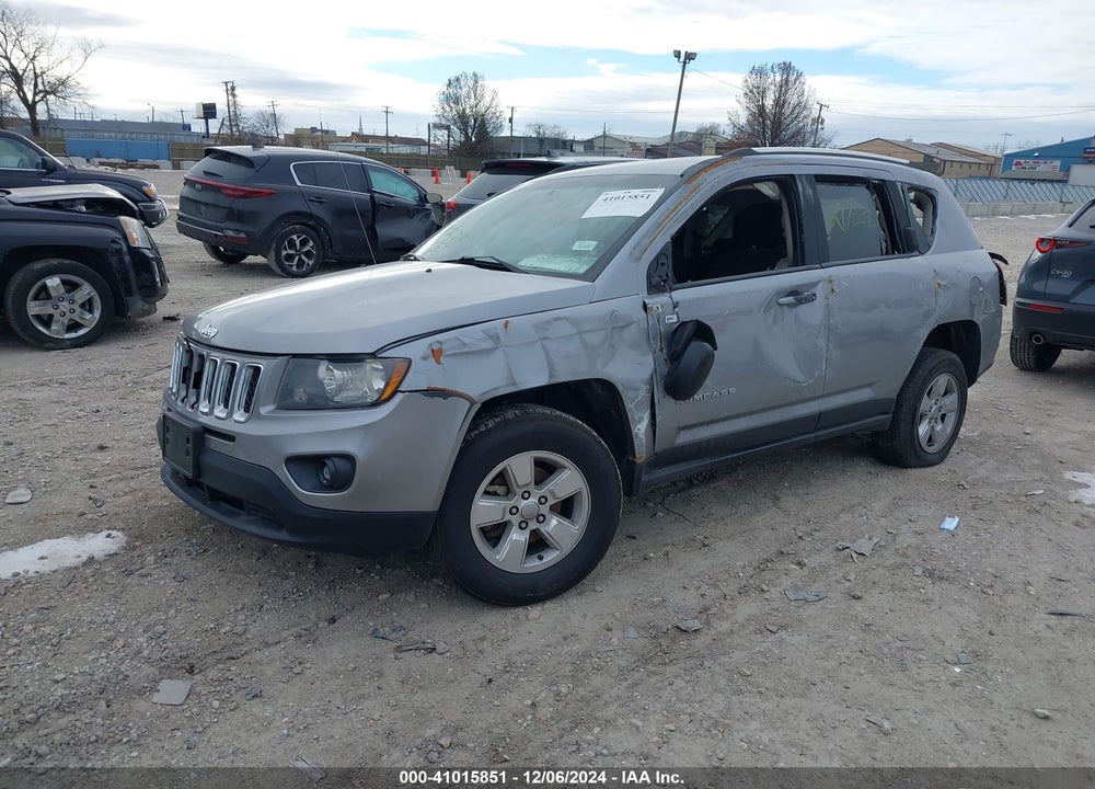 2014 JEEP COMPASS SPORT VIN: 1C4NJCBA6ED727850