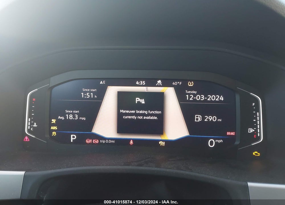 2021 VOLKSWAGEN ATLAS 3.6L V6 SEL PREMIUM VIN: 1V2TR2CA8MC592494