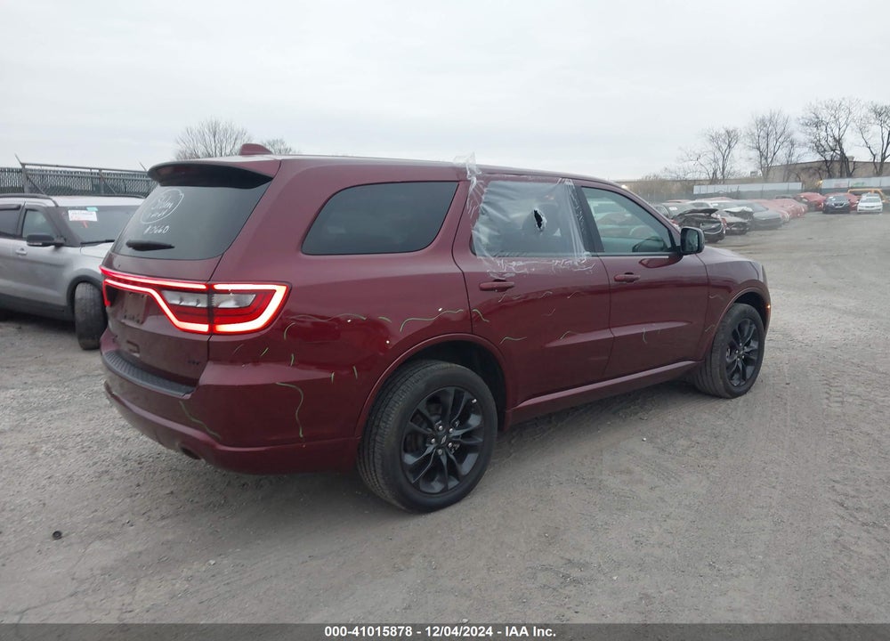 2022 DODGE DURANGO GT AWD VIN: 1C4RDJDG8NC160660