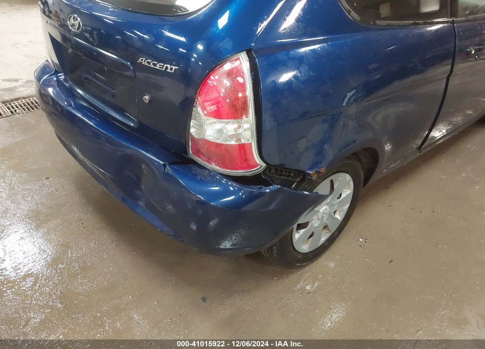 2007 HYUNDAI ACCENT GS VIN: KMHCM36C97U011212
