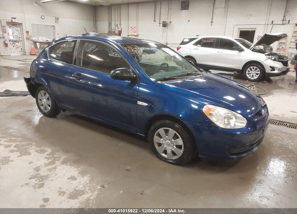2007 HYUNDAI ACCENT GS VIN: KMHCM36C97U011212