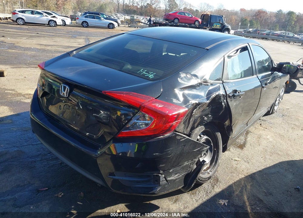 2018 HONDA CIVIC VIN: 19XFC2F5XJE041454