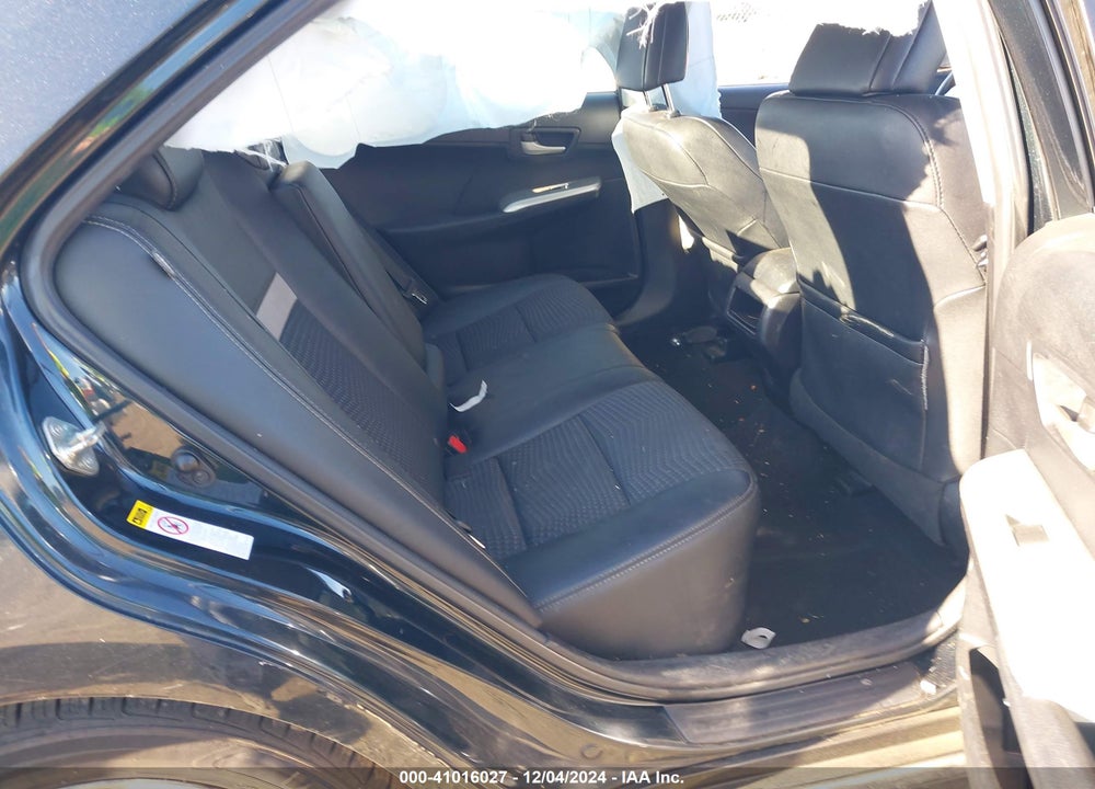 2013 TOYOTA CAMRY SE VIN: 4T1BF1FK8DU658018