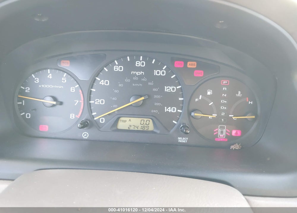 2001 HONDA ACCORD 3.0 EX VIN: 1HGCG16541A014370