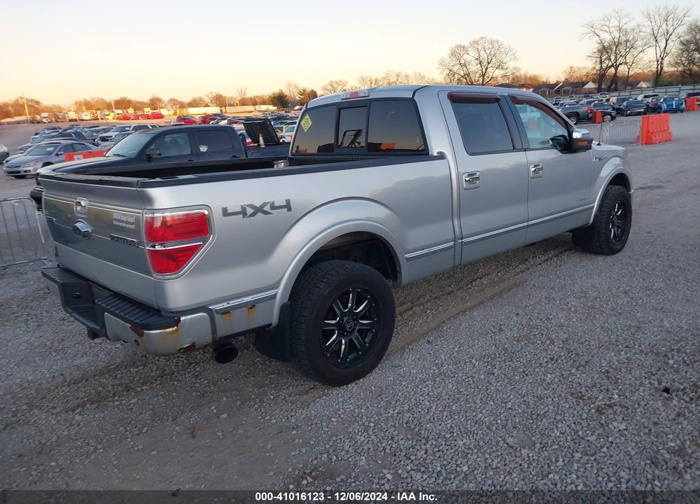 2011 FORD F-150 PLATINUM VIN: 1FTFW1ET7BFA98204