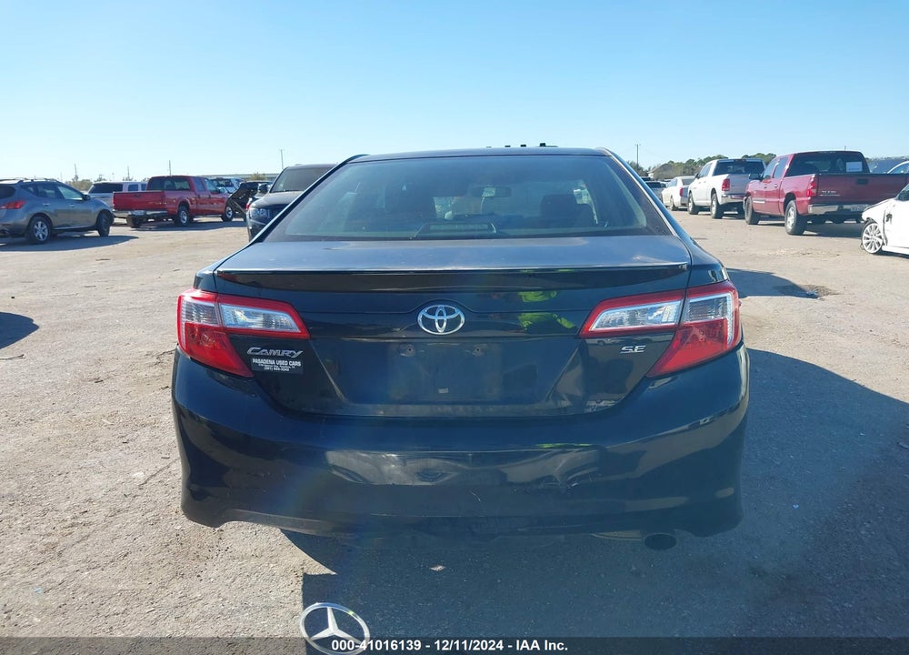 2012 TOYOTA CAMRY SE VIN: 4T1BF1FK3CU637043