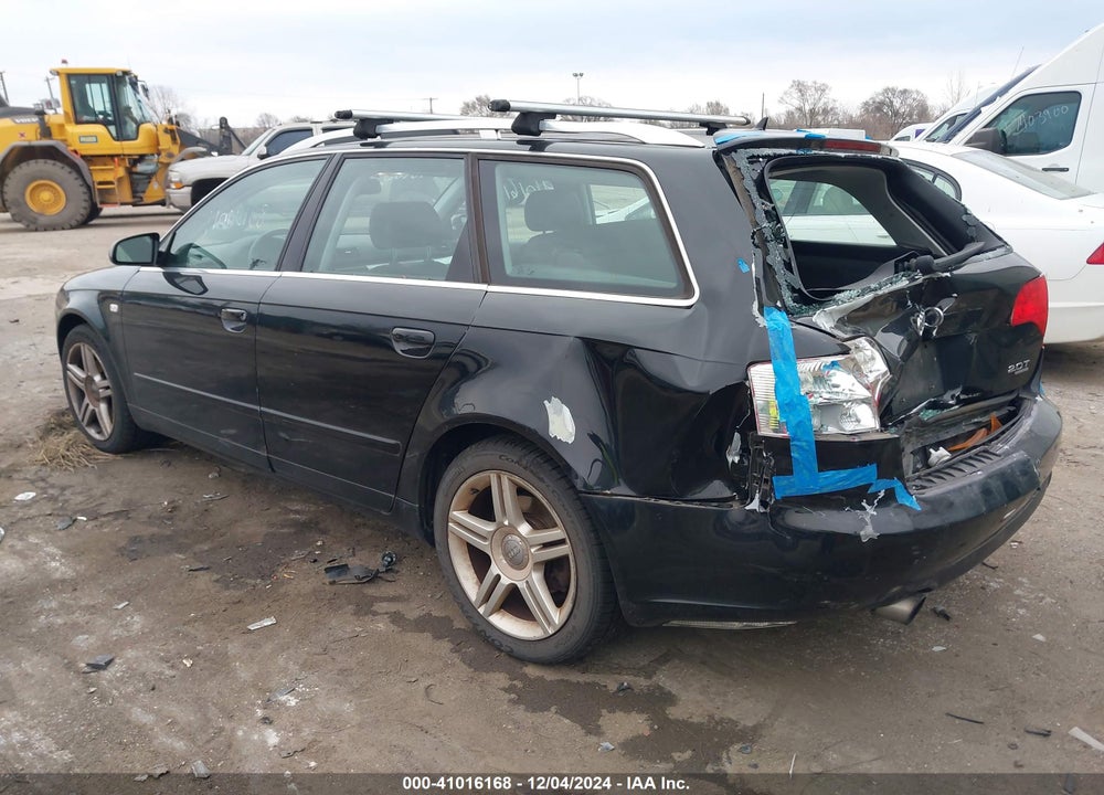 2007 AUDI A4 2.0T AVANT VIN: WAUKF78E27A022924