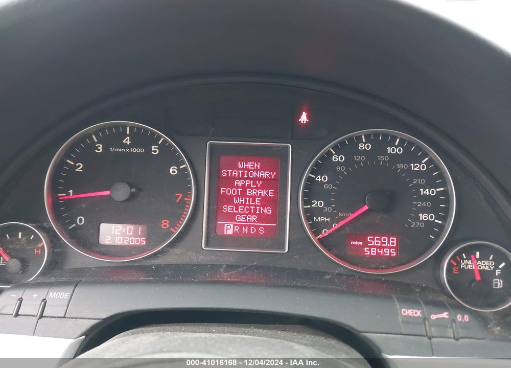 2007 AUDI A4 2.0T AVANT VIN: WAUKF78E27A022924