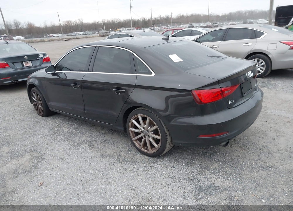 2015 AUDI A3 2.0T PREMIUM VIN: WAUEFGFF9F1076423