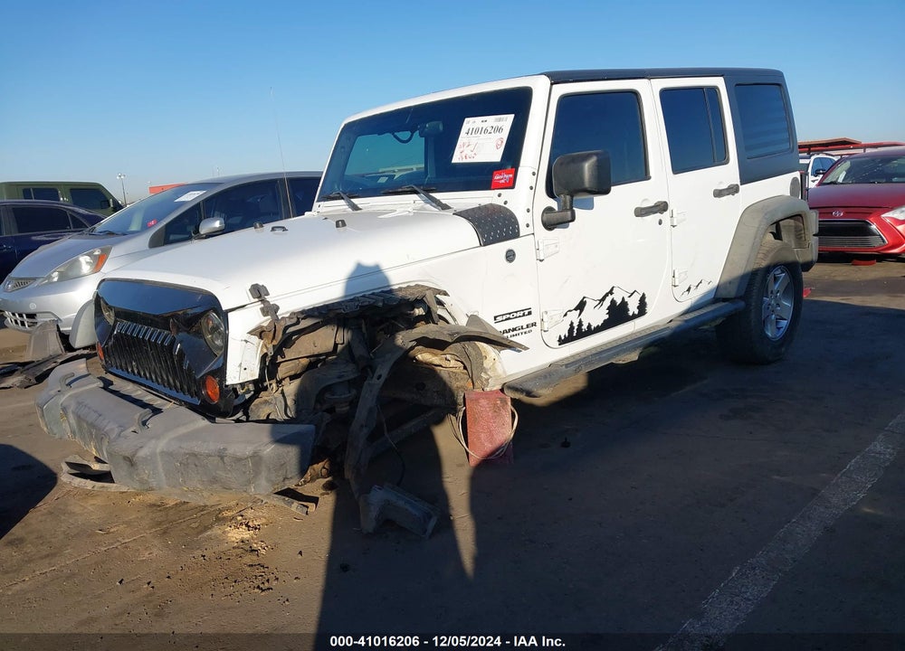 2011 JEEP WRANGLER UNLIMITED SPORT VIN: 1J4HA3H18BL589891