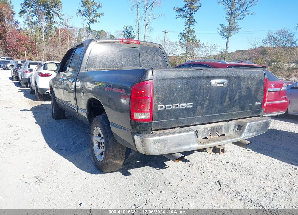 2004 DODGE RAM 1500 SLT/LARAMIE VIN: 1D7HU18D14S636625