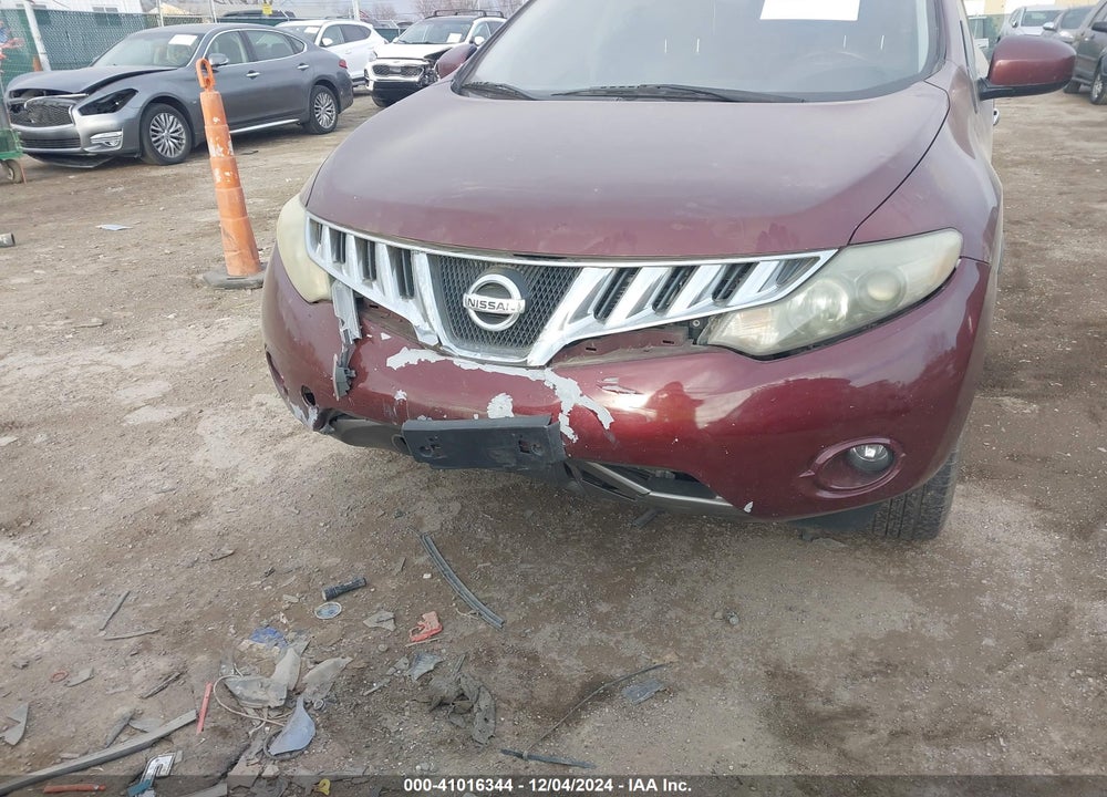 2009 NISSAN MURANO SL VIN: JN8AZ18W99W147831
