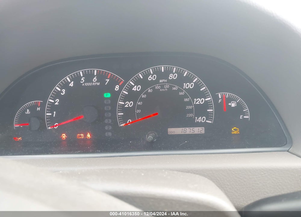 2005 TOYOTA CAMRY LE VIN: 4T1BE32K05U624323