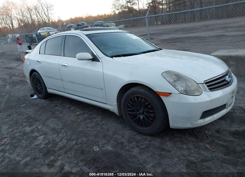 2006 INFINITI G35X VIN: JNKCV51F86M601140