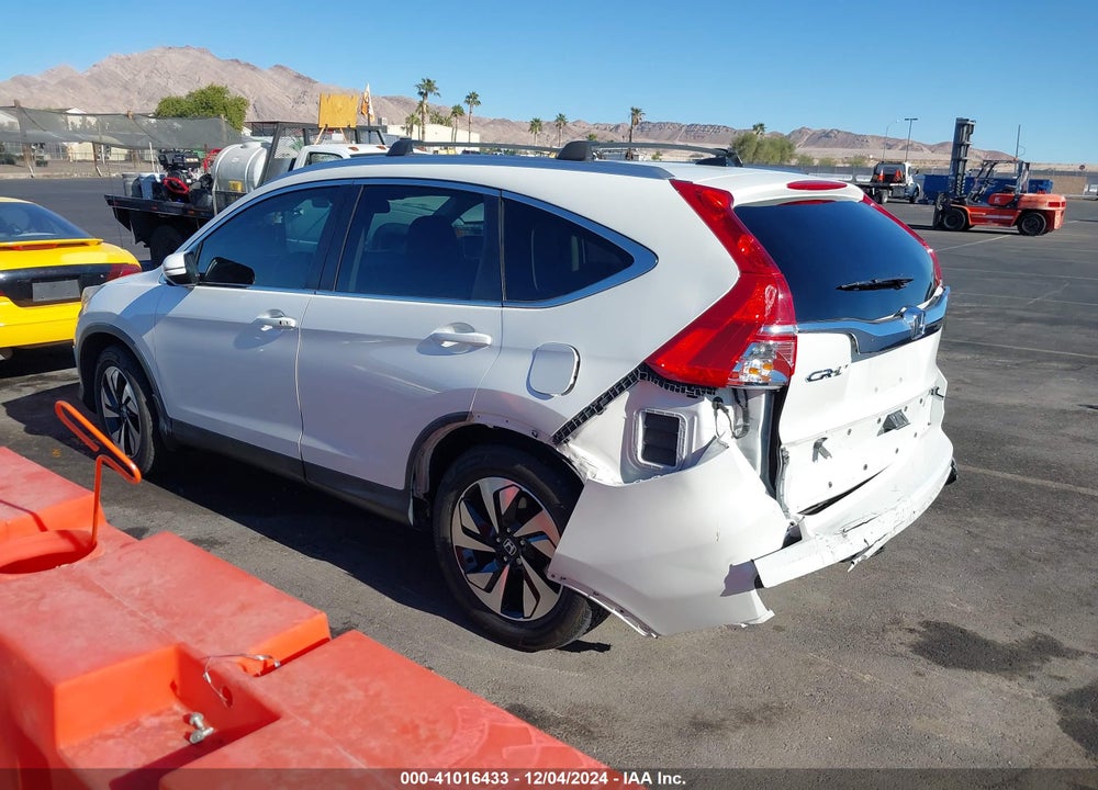 2015 HONDA CR-V TOURING VIN: 5J6RM3H99FL020507
