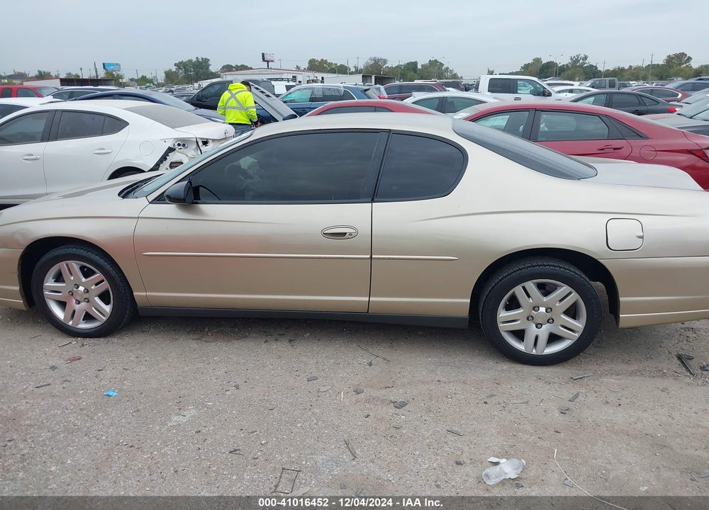 2004 CHEVROLET MONTE CARLO LS VIN: 2G1WW12E149256529
