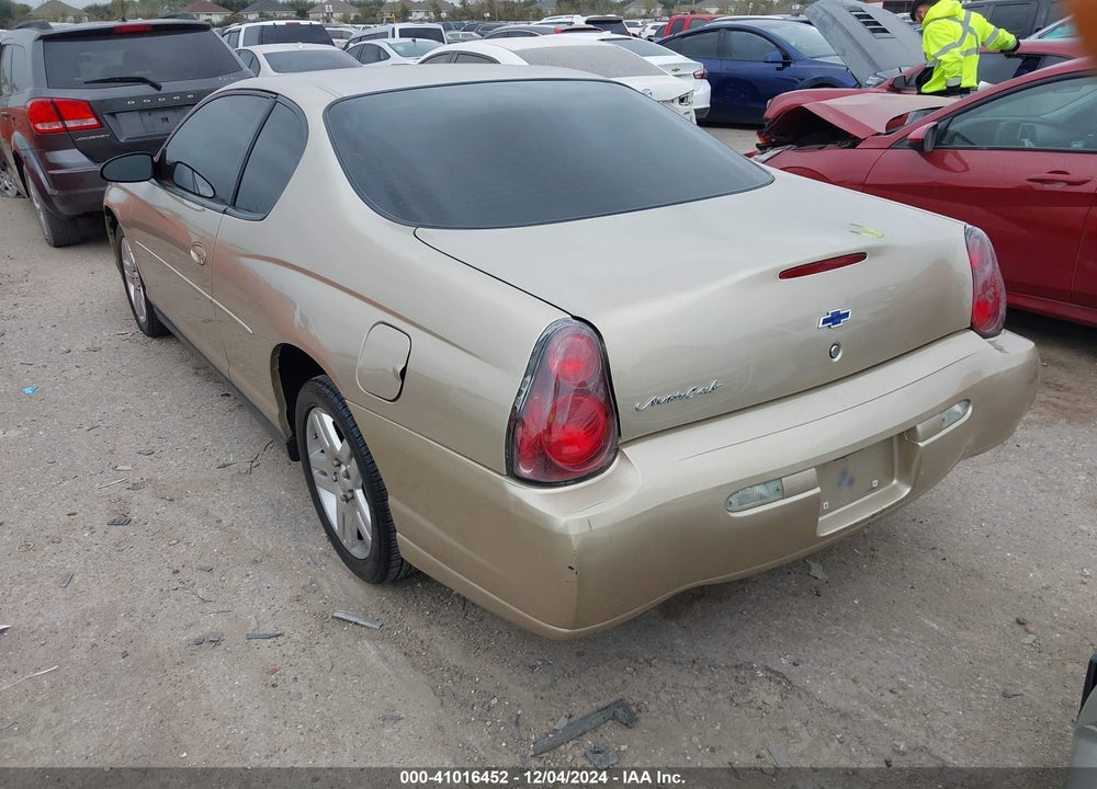 2004 CHEVROLET MONTE CARLO LS VIN: 2G1WW12E149256529