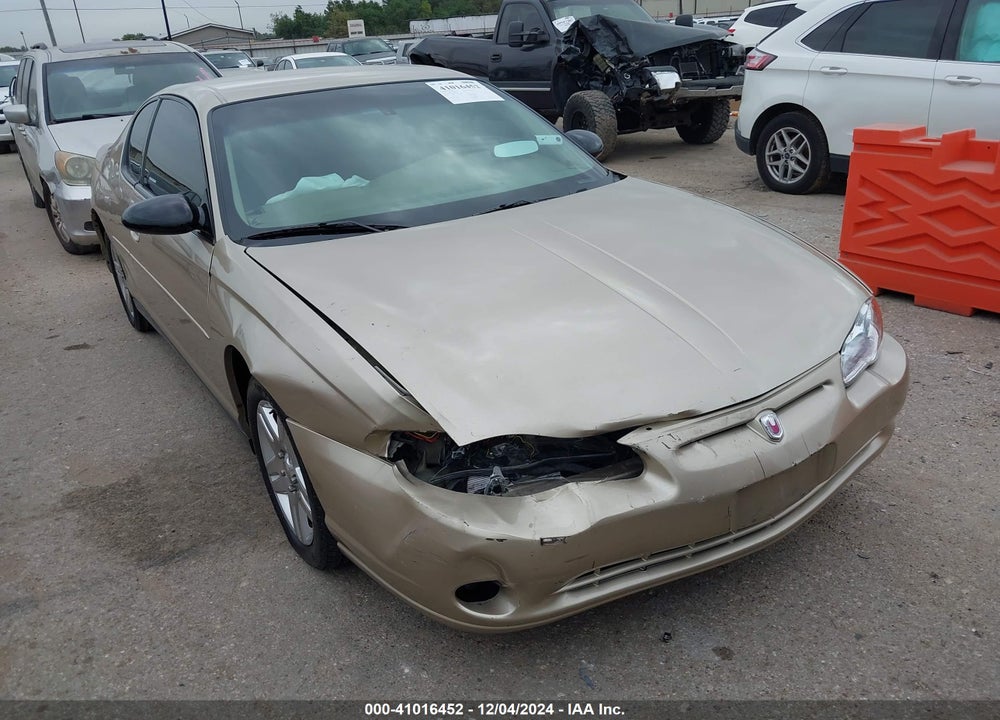 2004 CHEVROLET MONTE CARLO LS VIN: 2G1WW12E149256529