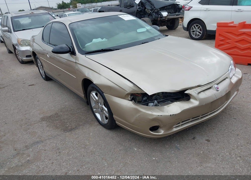 2004 CHEVROLET MONTE CARLO LS VIN: 2G1WW12E149256529