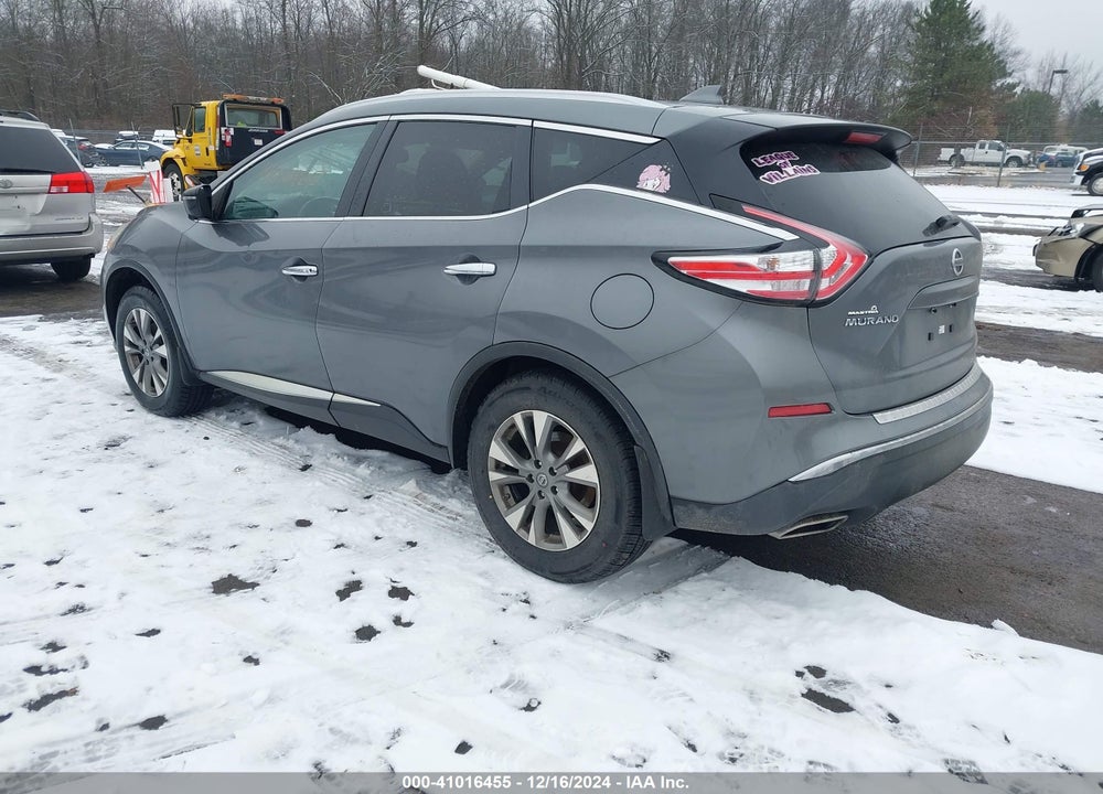 2016 NISSAN MURANO SL VIN: 5N1AZ2MH0GN157459