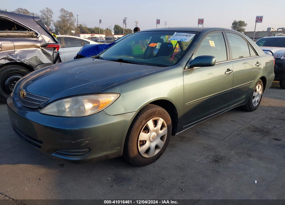 2002 TOYOTA CAMRY LE VIN: JTDBE32K920032281